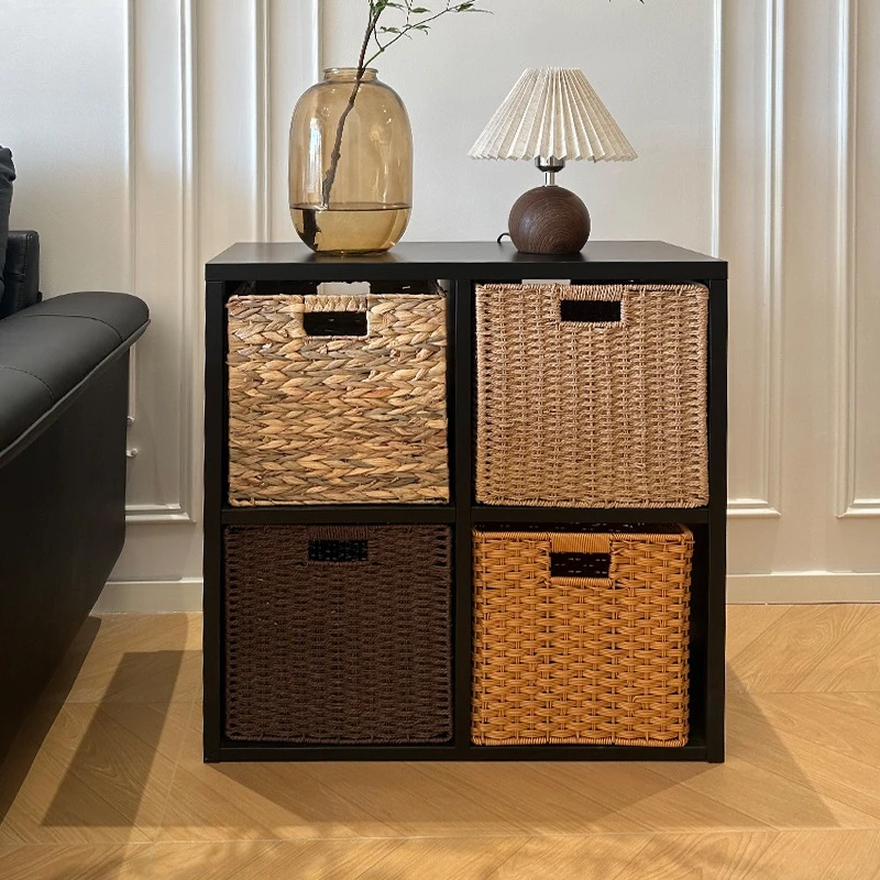 

Комбинация книжного шкафа, черный решетчатый шкаф, шкаф для восьми тренировок Kalek, встроенный шкаф для хранения в бытовой гостиной