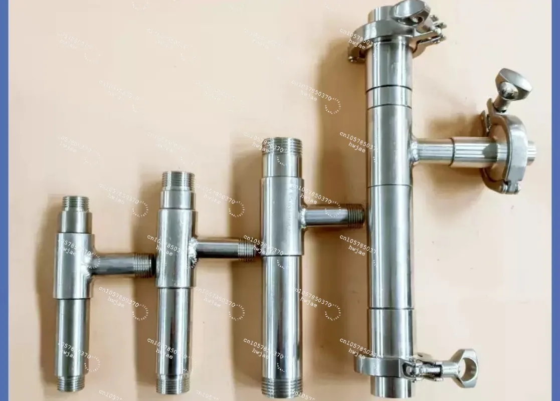 For304 Stainless Steel Outer Wire Water Injector DN20 DN25 Air-water Mixed Venturi Tube Jet