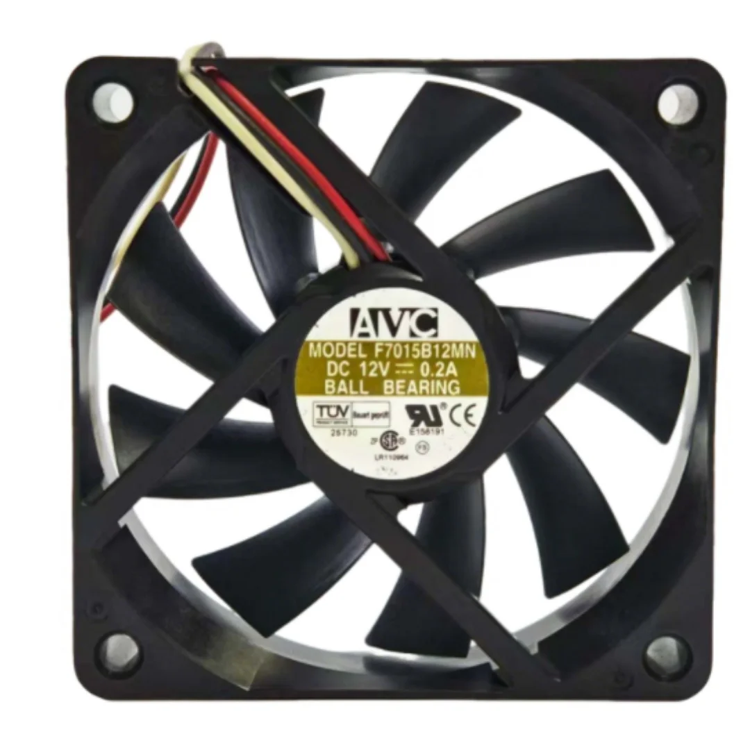 

AVC F7015B12MN DC 12V 0.20A 70x70x15mm 3-Wire Server Cooling Fan