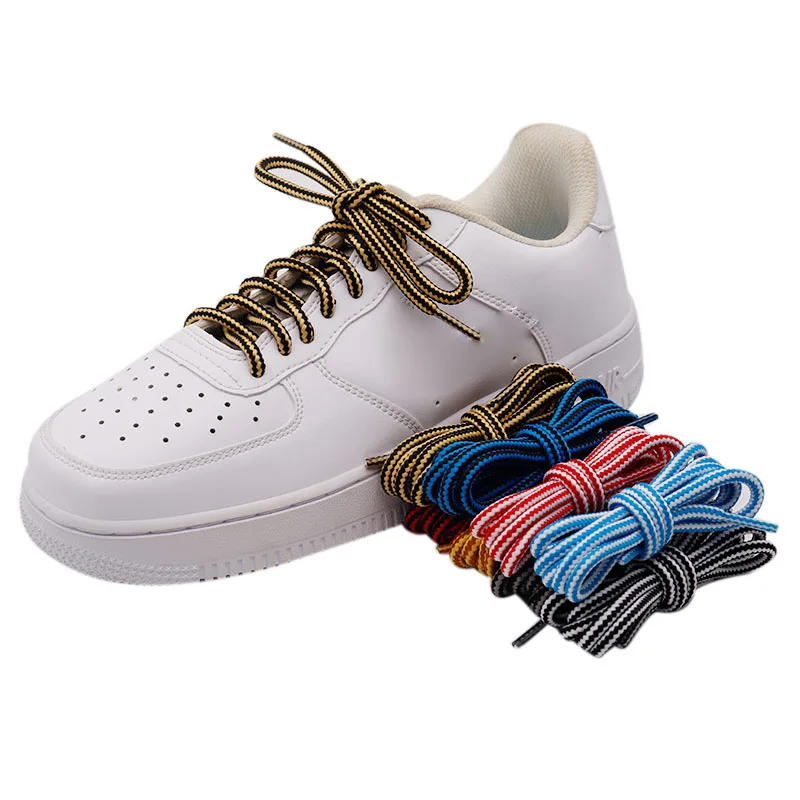 Weiou Lace Anti-Fading&Corrosion Durable String 5MM Sneaker Canvas Casual Shoes Round Rope Two Colors Match Easy Tape Wholesale