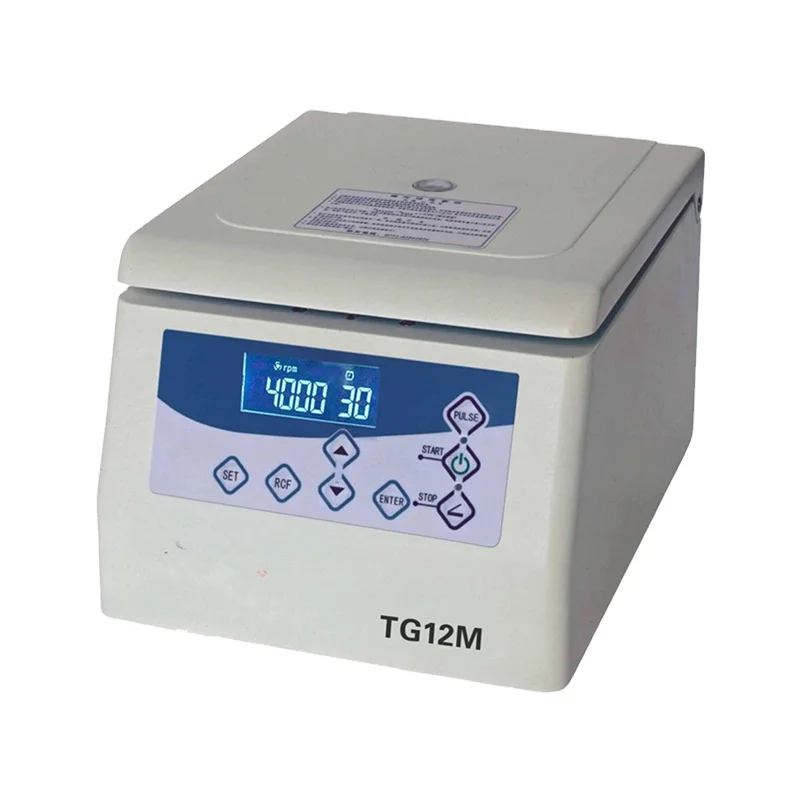 TG12M (LCD) Lab use Horizontal automatic Microprocessor control DC brushless motor microhematocrit centrifuge with best price