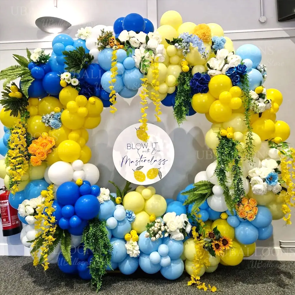 18 بوصة بالونات صفراء 2/5/10 قطعة البابايا الليمون الباستيل بوهو الخردل الأصفر اللاتكس بالون لعيد ميلاد الطفل دش ديكور الحفلات Favo #6