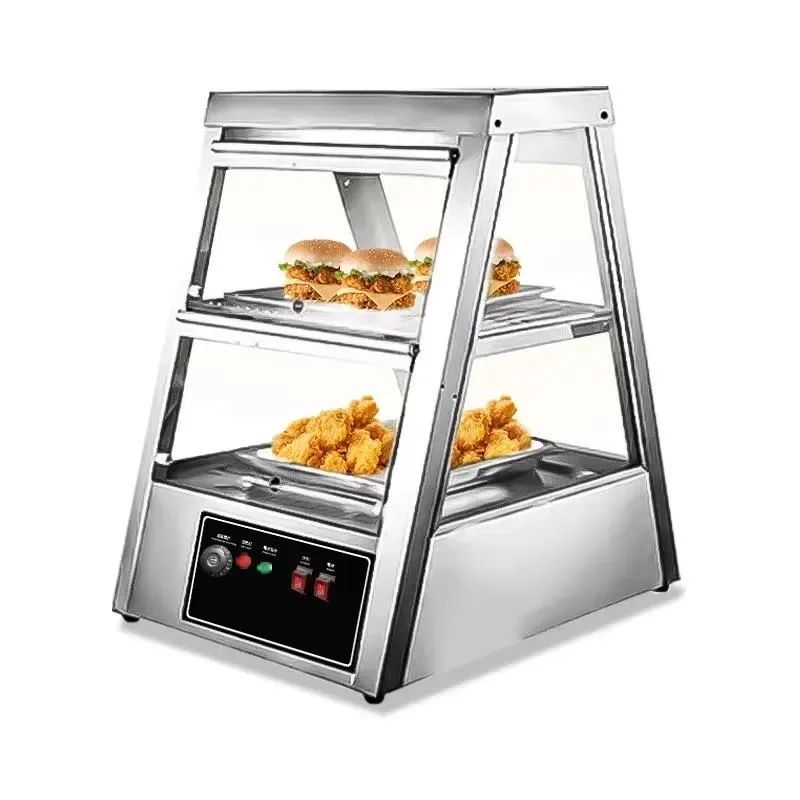 Electric Food Display Warmer Cabinet Desktop Snack Buffet Insulation Case Commercial Catering Equipment