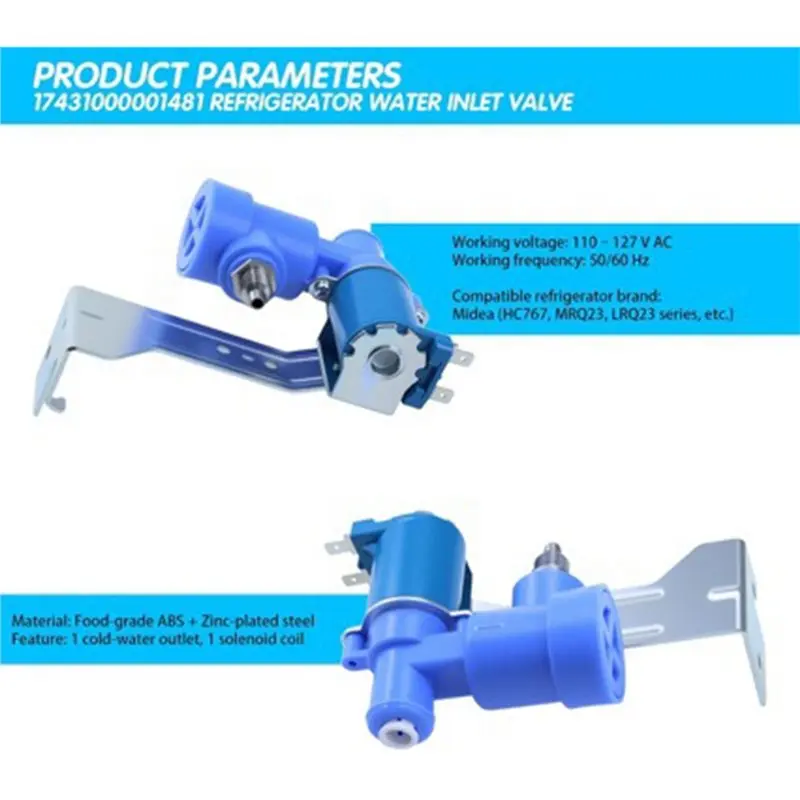 AA01-Refrigerator Water Inlet Valve For Midea Restores Ice-Maker Refrigerator Replacement Parts