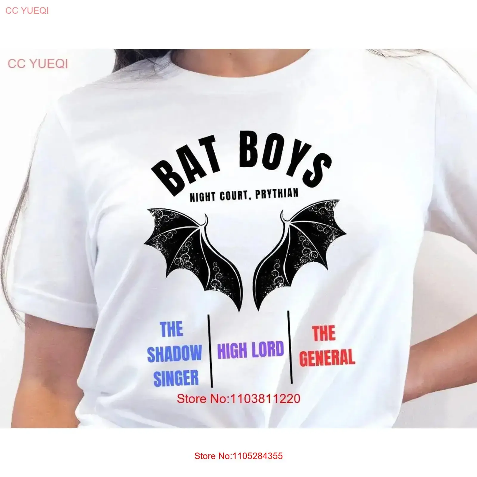 Bat Boys Band T Shirt Cassian Azriel Rhysand ACOTAR Officially Licensed Sarah J Maas Merch Velaris Night Court Bookish vintage