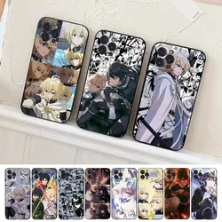 Anime Owari No Seraph Of The End Phone Case For iPhone 15 14 11 12 13 Mini Pro XS Cover 6 7 8 Plus X XR SE 2020 Funda Shell