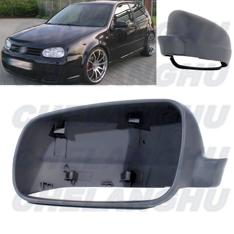 

For VW Golf 4 / Bora 1998 1999 2000 2001 2002 2003 2004 2005 2006 Left Side Primed Mirror Cover Cap Housing