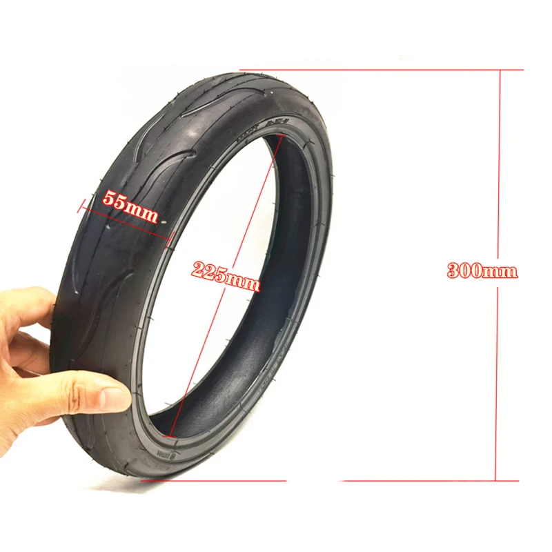 12 Inch 300x55 Inner Tube Outer Tire For Etwow Electric Scooter Baby Carriage Trolley Rubber Inflatable Tires Accessories