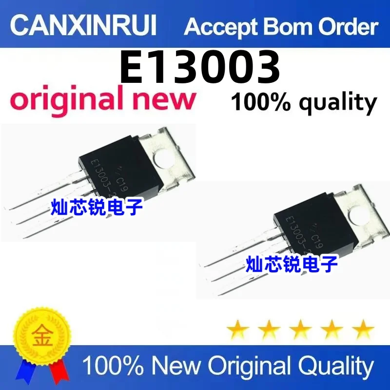 

（100 pieces）MJE13003-2 E13003-2 TO220 Power Triode NPN Silicon Tube