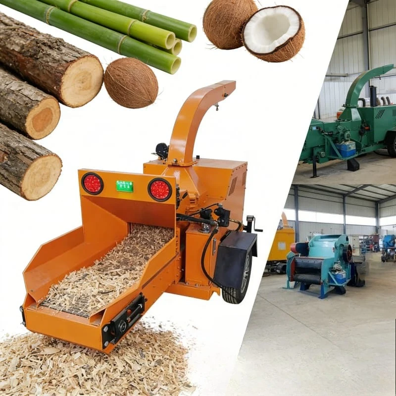 

Industrial High Efficient Mobile Wood Crusher Chipper Machine Forestry Machinery Wood Chipper Customized High Quality Shredder