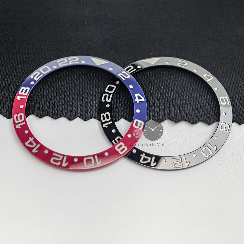 Ceramic Watch Bezel For RLX GMT-MASTER 126710 Pepsi Blue and Red Bezel Generic Watch Parts