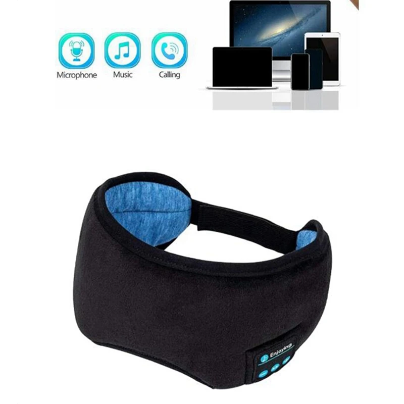 3X Sleep Headphones Bluetooth Eye Mask, Wireless Bluetooth 5.0 Headphones Music Travel Sleeping Headphones Sleeping Mask