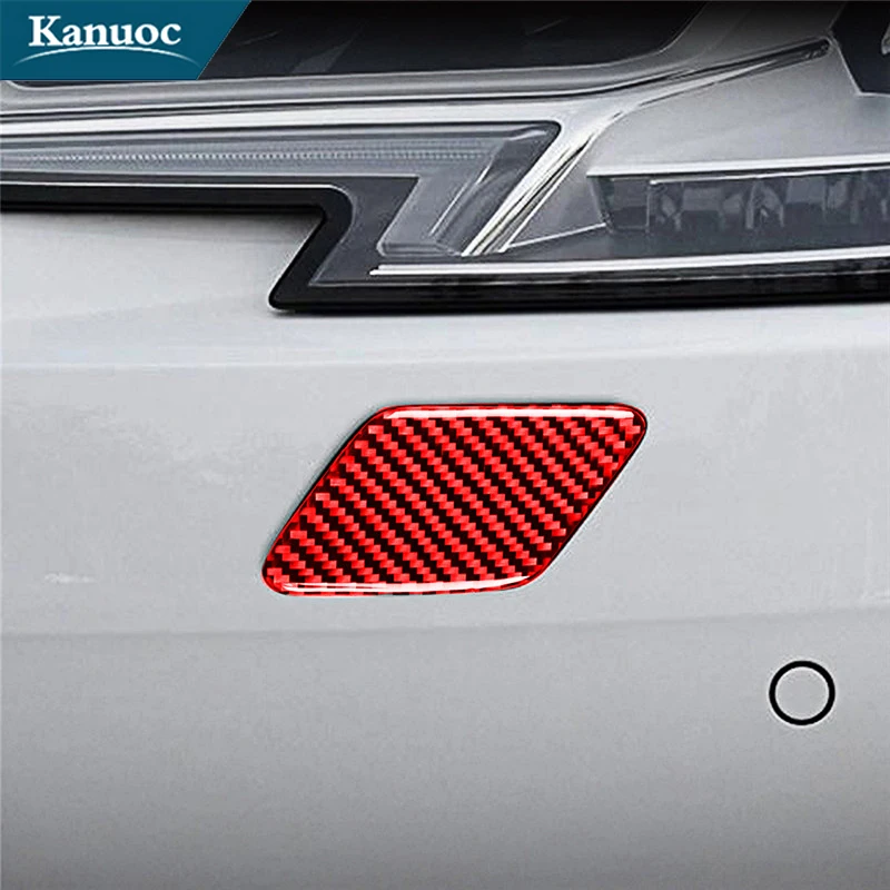 

Carbon Fiber Headlight Wash Panel Stickers Cover Trim For Audi A4 B9 RS4 S4 2017 2018 2019 Car Interior Decorative Accessories