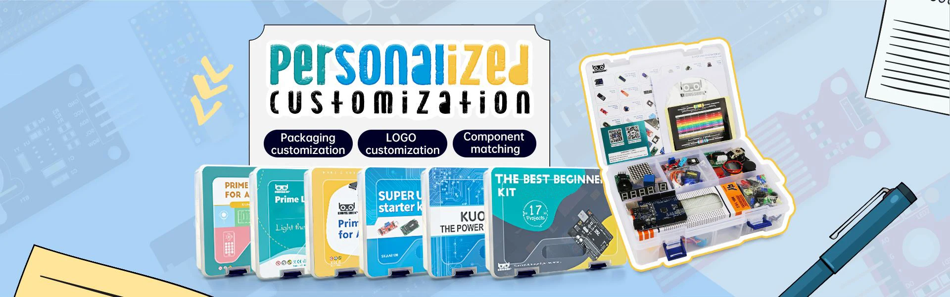 KUONGSHUN Starter-Kit mit Einzelhandelsverpackung für Schulkinder, Programmier-Set, Lernspielzeug für Arduino Uno R3 – Detail 1