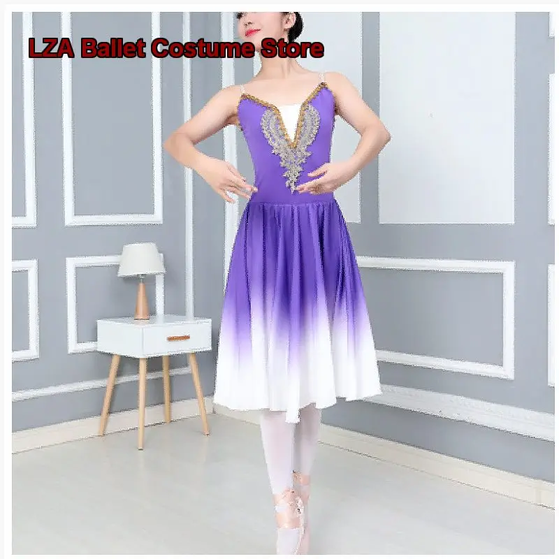Women's Adult Little Swan Dance Children's Practice Grade Examination Large-Swing Skirt Performance Kids
