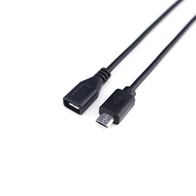 Picture 4: Micro USB 2.0 A Male Female Jack Cable 4 Pin 2 Pin Core Wire Data Charge Power Extension Cord Connector DIY for Android