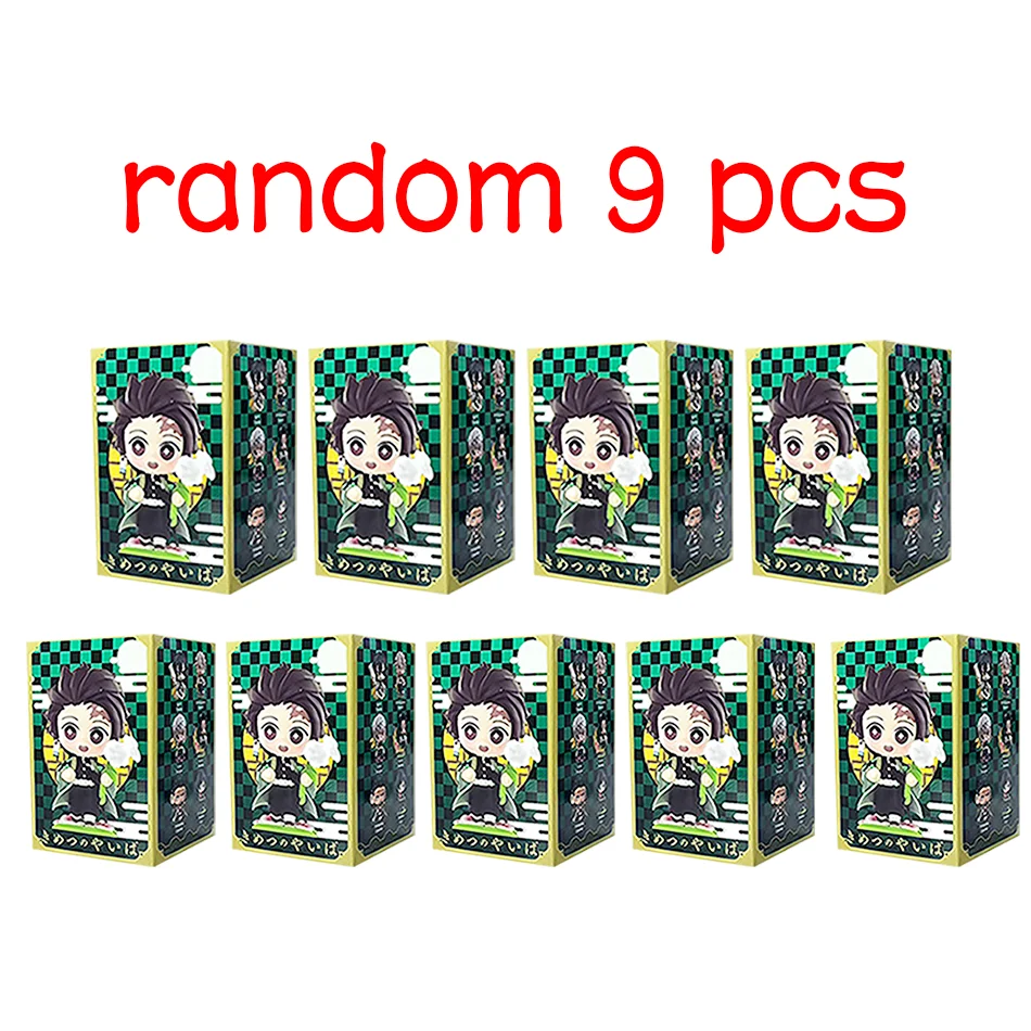 Demon Slayer Tanjiro Kamado Nezuko anime cartoon figuur blinde doos creatieve gepersonaliseerde standbeeld model ornament verrassing geschenkdoos