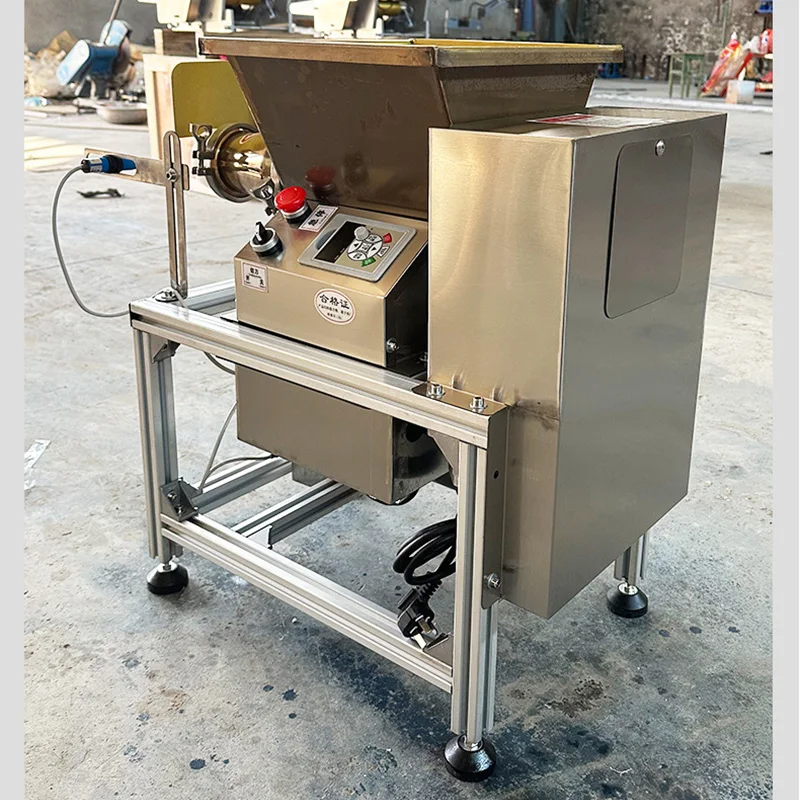 Máquina de fazer massa em espiral única, máquina quantitativa de corte e divisão de massa, pães cozidos no vapor, totalmente automática