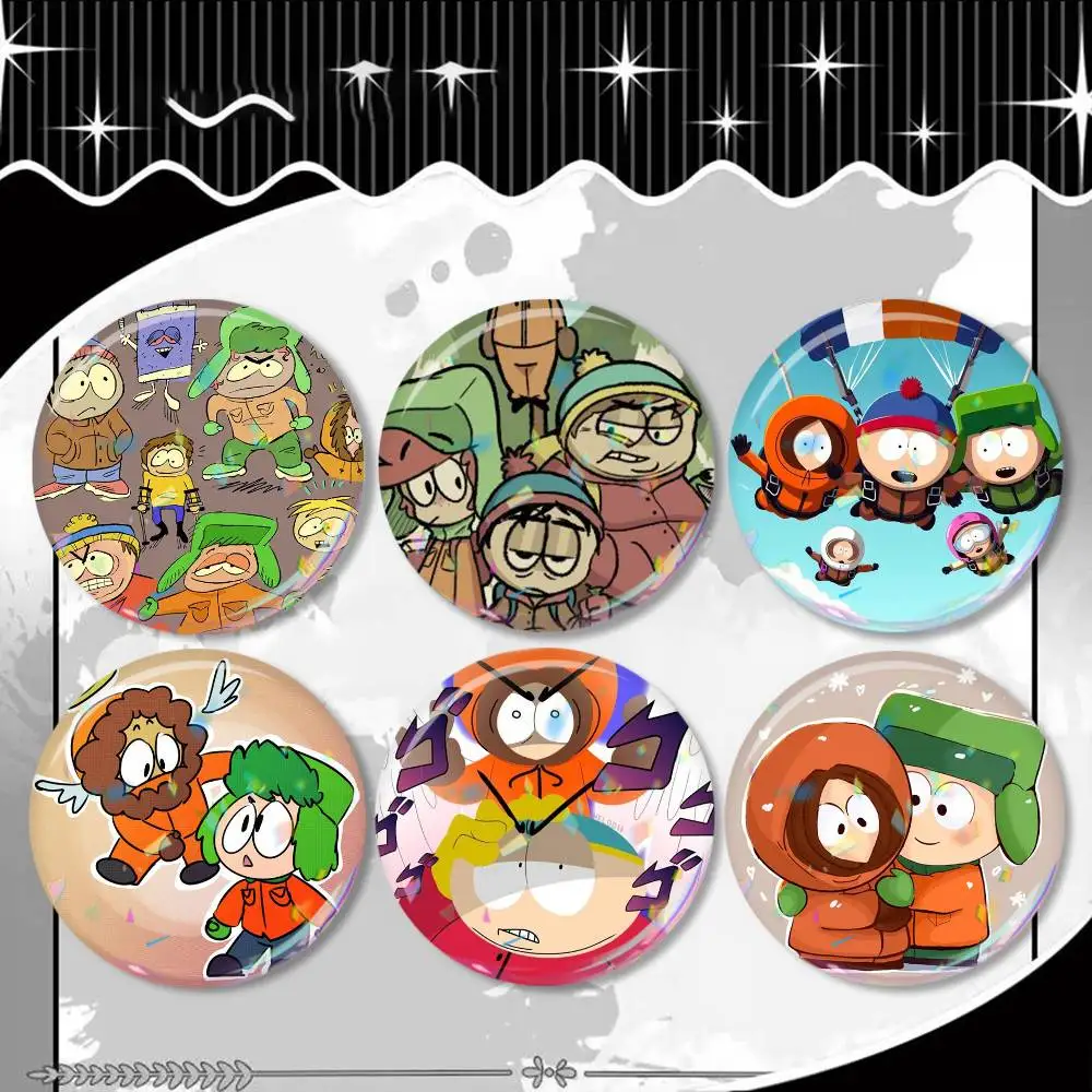 

Kenny S-South Park Laser Badge Creative Pins Brooch for Bag Clothes Hat Decor Gifts Fans Collect