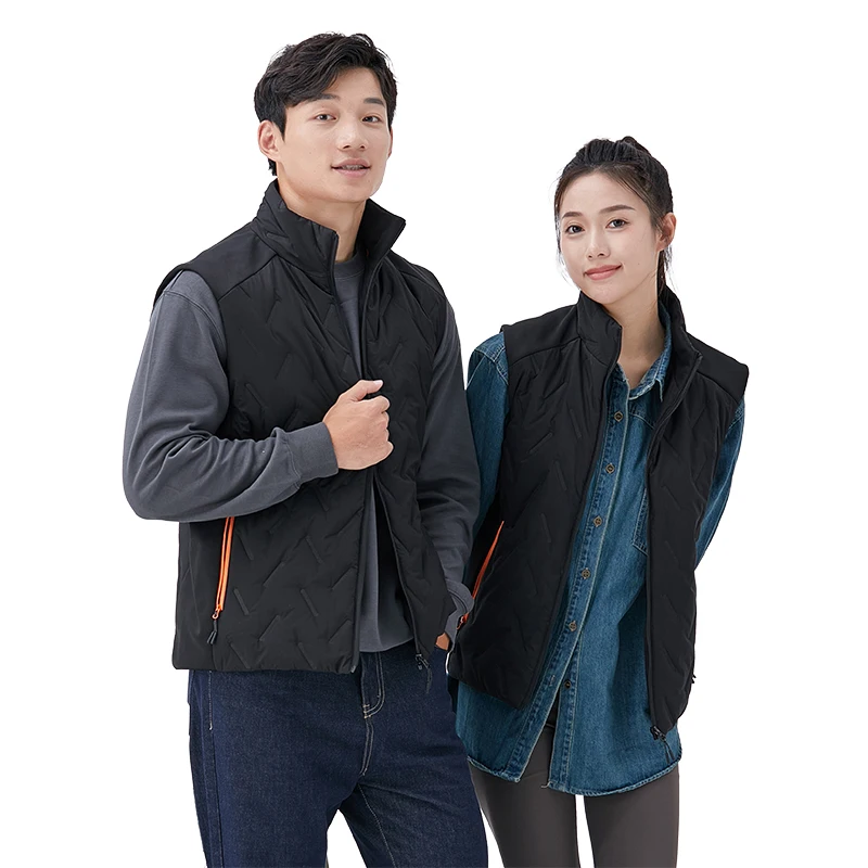 Winter and autumn men's jacket Hot Selling Ultrasonic Seamless Cotton-Padded Vest for Couple Lightweight Warm Waistcoat Coat