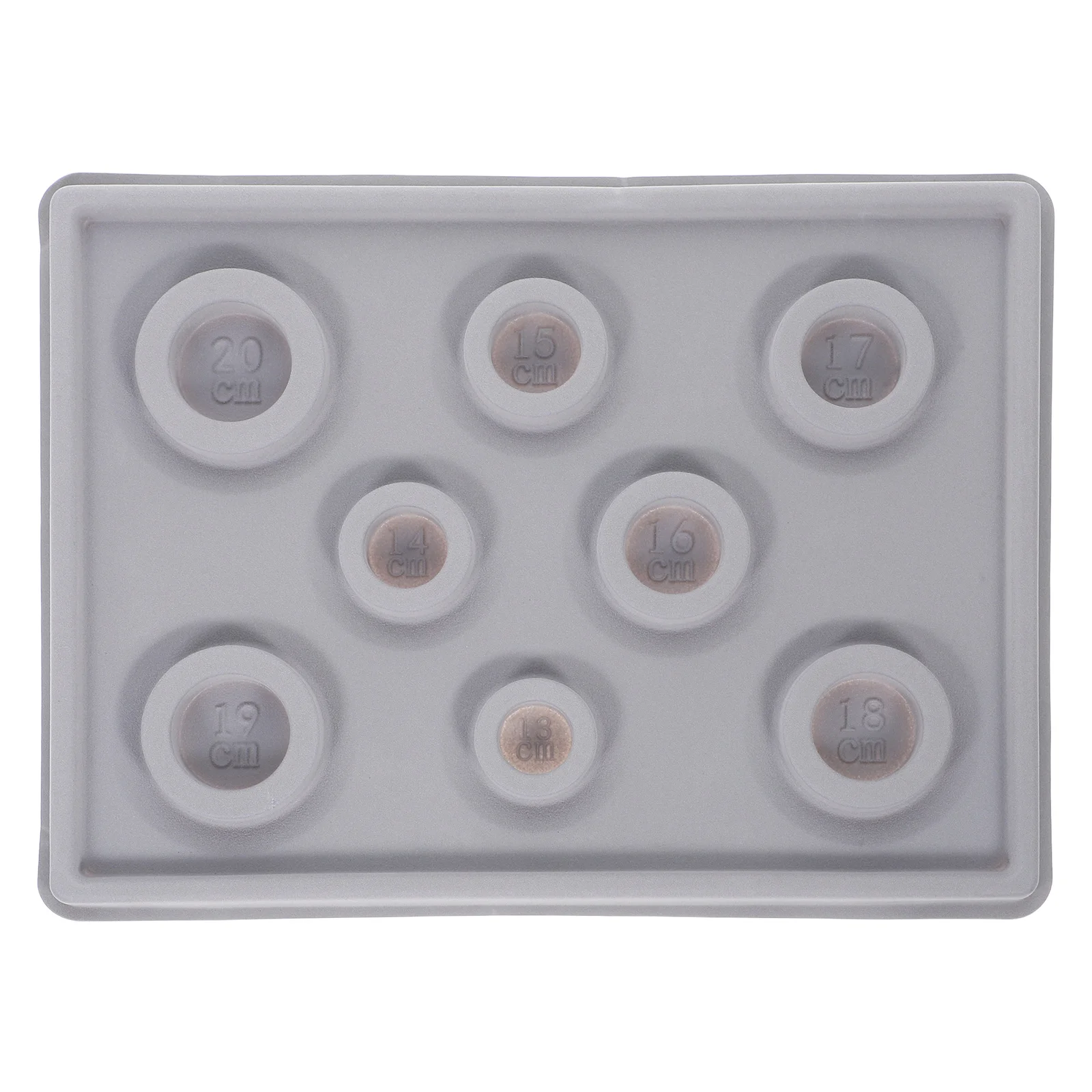 

Bead Design Tray Jewelry Making Bracelet Sizer Board Durable Measurement Scale Necklace Crafting Organizer DIY