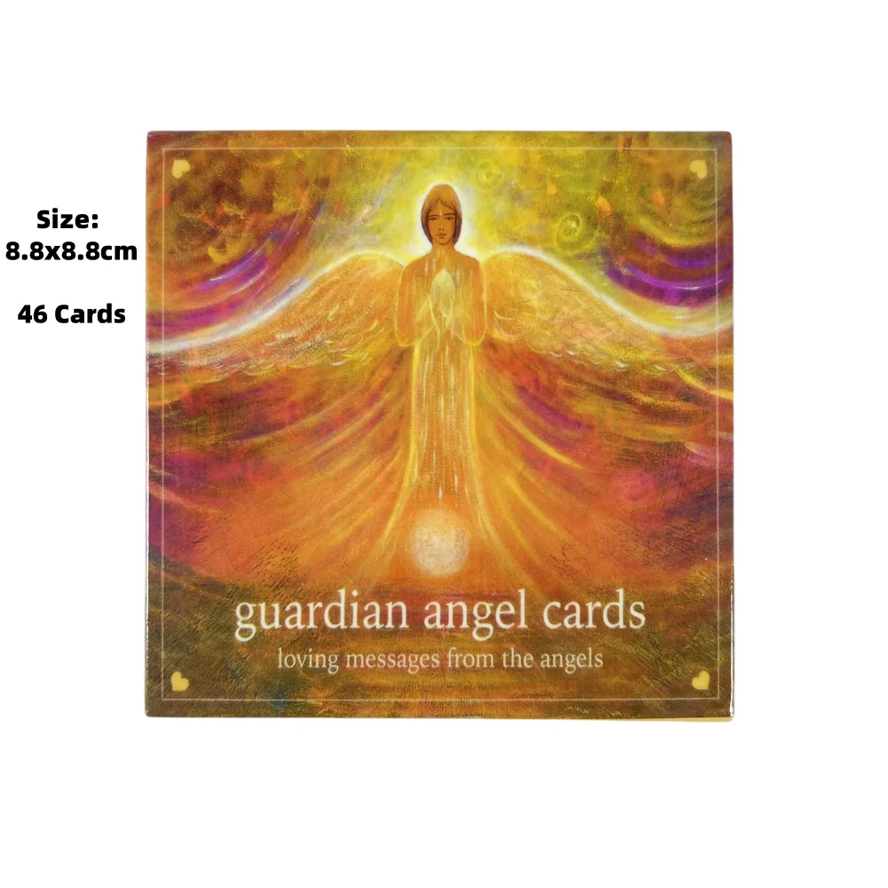 Guardian Angel Cards Loving Oracle Messages From The Angels A 46 Tarot English Divination Edition Deck Borad Games