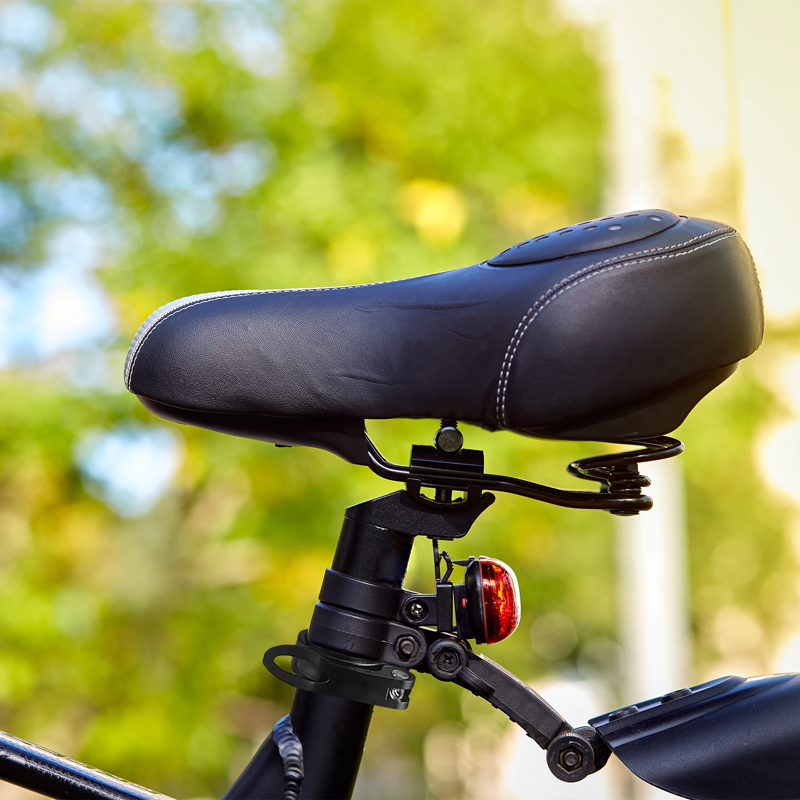 

Quick Release Bicycle Seat Post Adjustable Bike Seat Clamp Foldable Lightweight Plastic Metal Seatpost For Mountain Folding