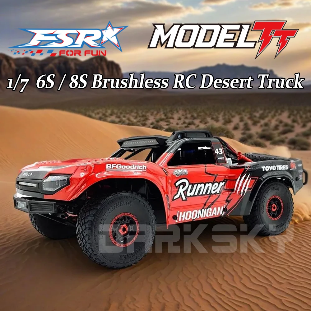 FSR MODEL TT 1/7 Scale RC Desert Truck 4x4 Brushless Electric Remote Control Car RTR