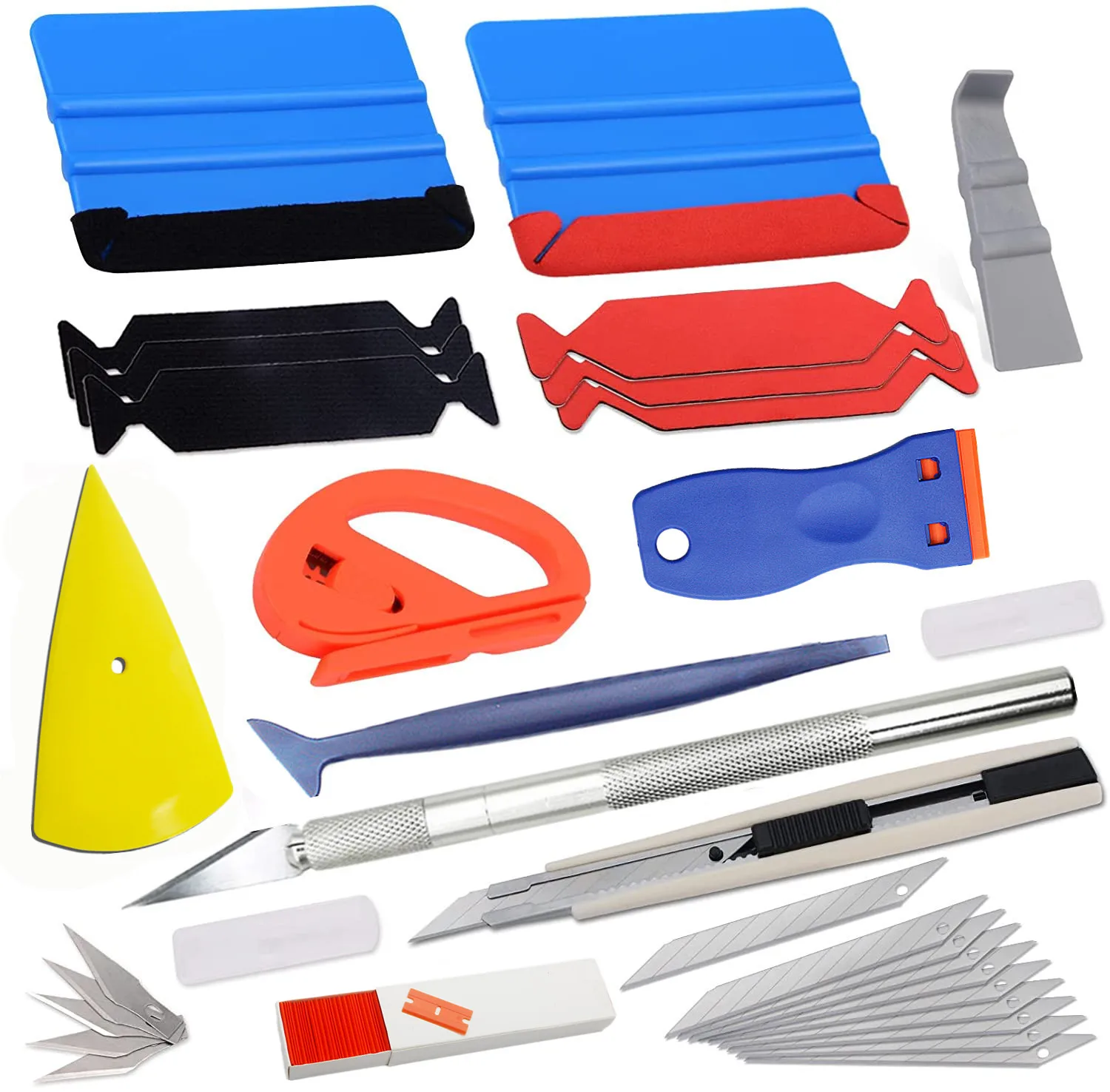 Vehicle Window Tint Film Install Vinyl Wrap Tool Kit Vinyl Applicator Wrap Tools for Car Wrapping Wallpaper