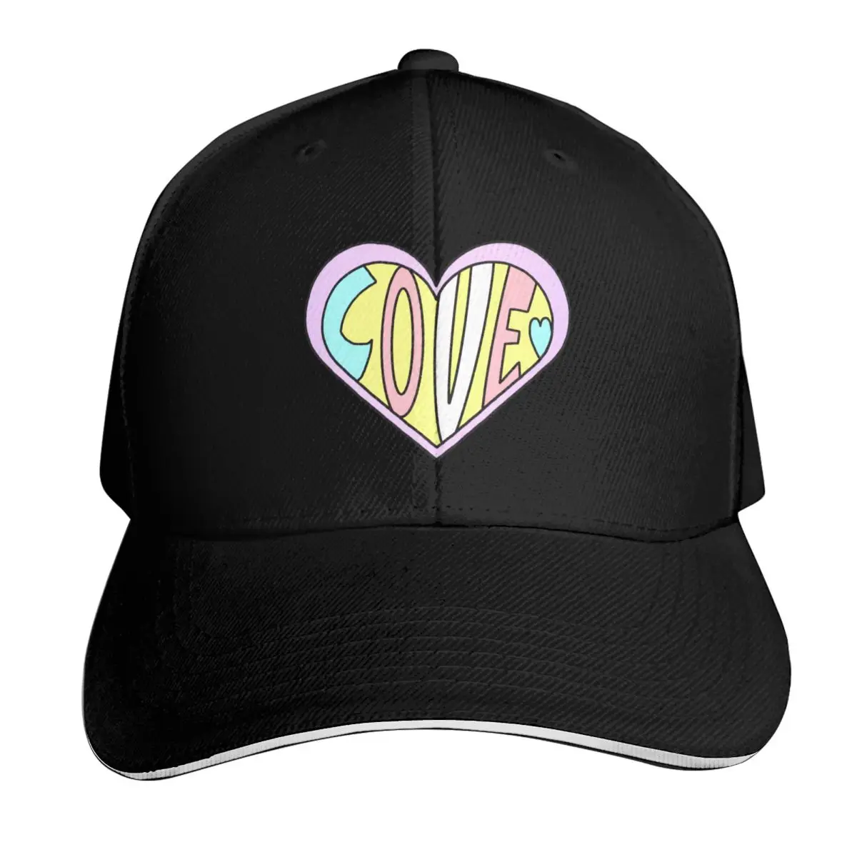 Trans Love (trippy art) Baseball Cap Winter hat designer cap beach hat Luxury Man Hat Men's Baseball Women's