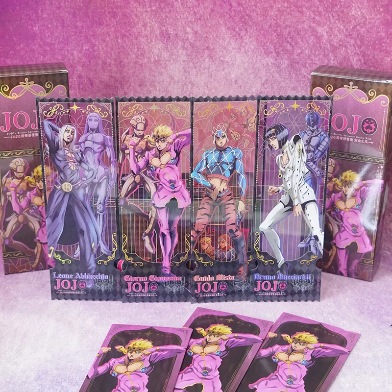 

Authentic JoJo anime game peripheral blind draw PET laser ticket collection card boy toy birthday gift