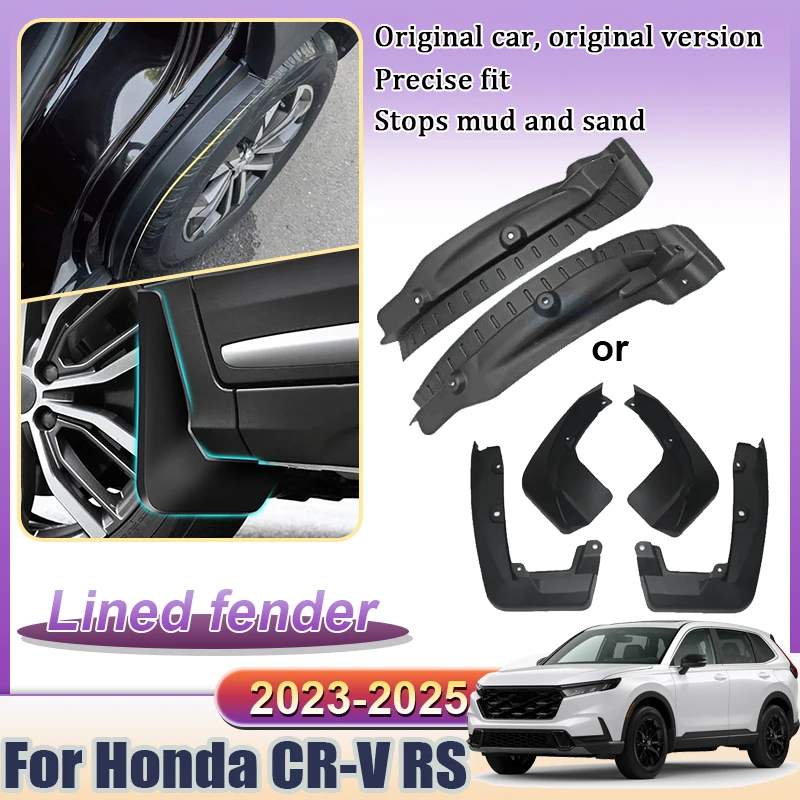 

Car Antifreeze Mud Flaps for Honda CR-V CRV CR V RS 2023 2024 2025 Front Rear Mudguards Splash Guard Fender Mudflaps Accessories