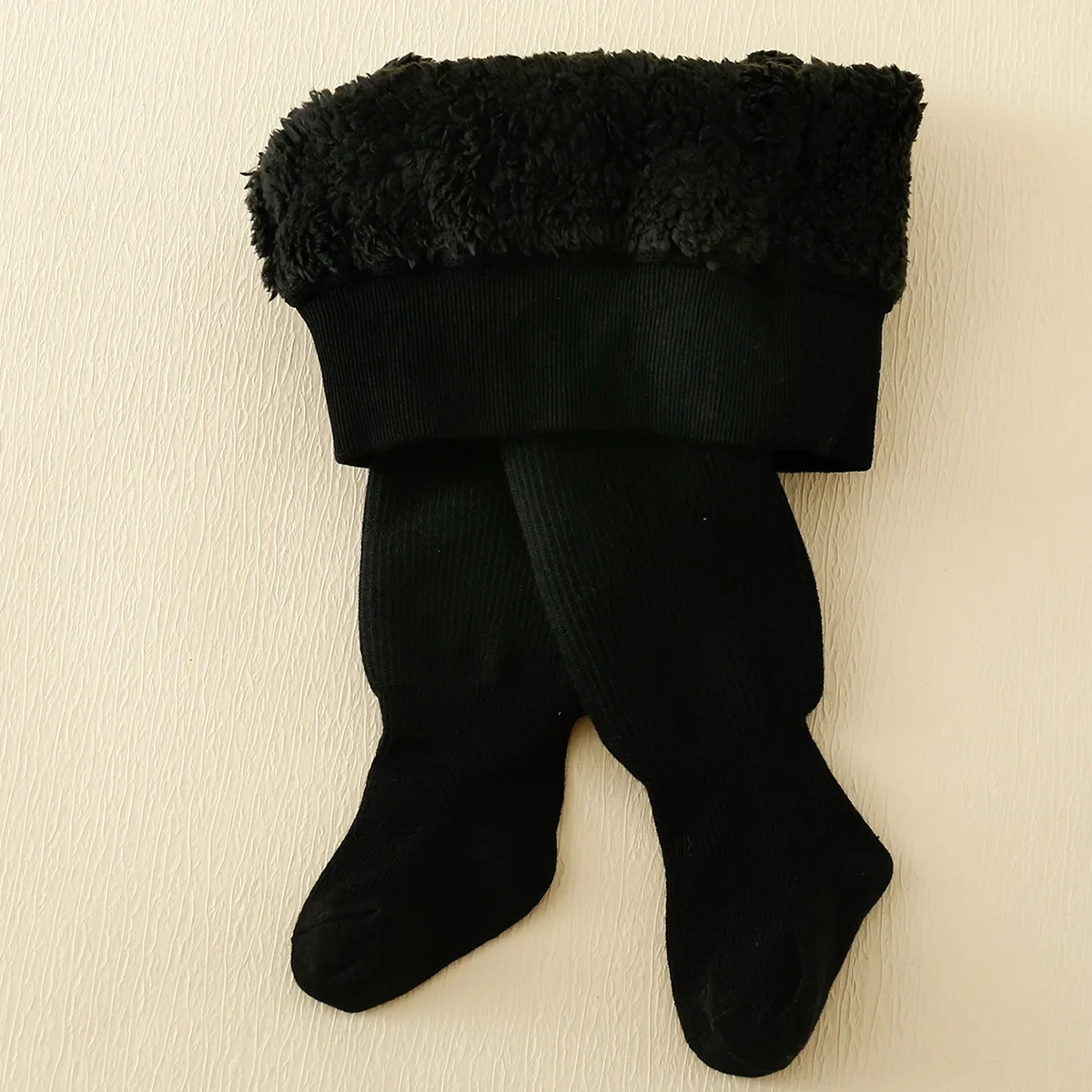 Winterleggings für Kleinkinder, Mädchen, mit Polarfleece-Futter, Streifenmuster, extra dick und warm, Baumwollstrumpfhose, wärmende Strumpfhose für Kleinkinder und Kinder. – Detail 8