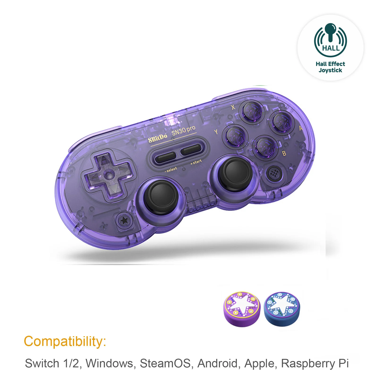 8bitdo sf30 pro sn30 pro gamepad sem fio bluetooth para nintendo