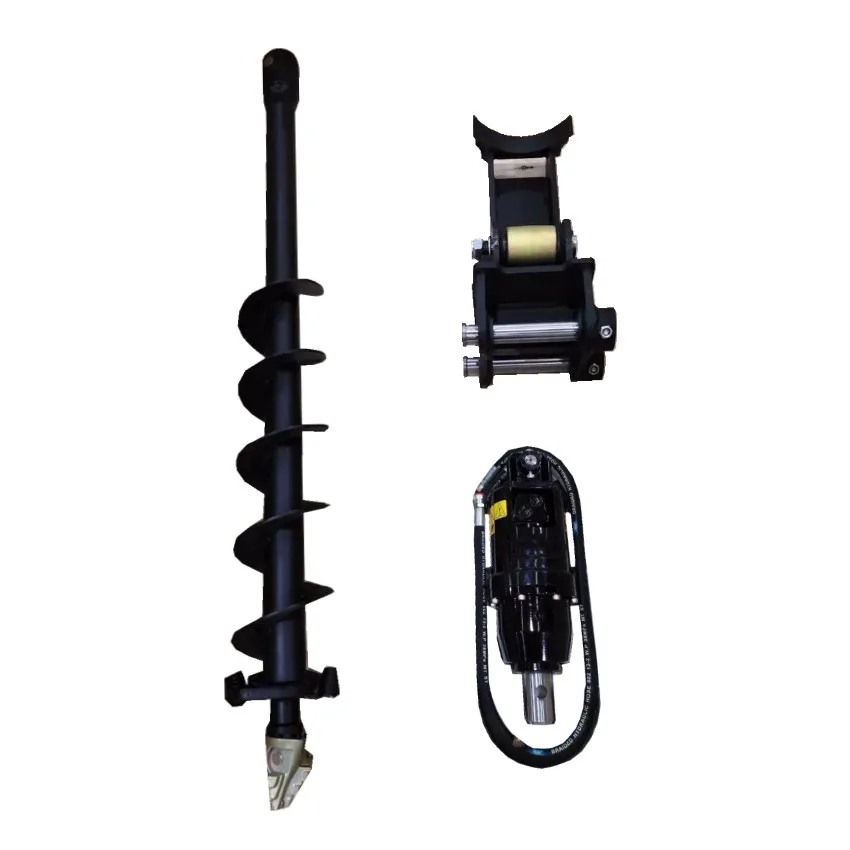 Mini Excavator Hydraulic Earth Augers Drive Attachment for Mini Excavator