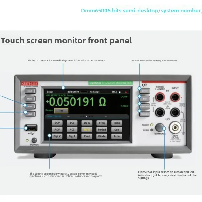 Multimètre numérique à écran tactile graphique DMM6500