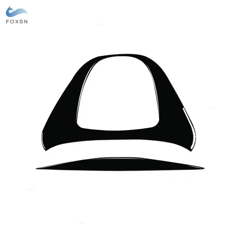 For Mercedes Benz V Class V250 V260 2015-2020 Car Accessories Inner Central Multimedia Button Panel Frame Trim Piano Black