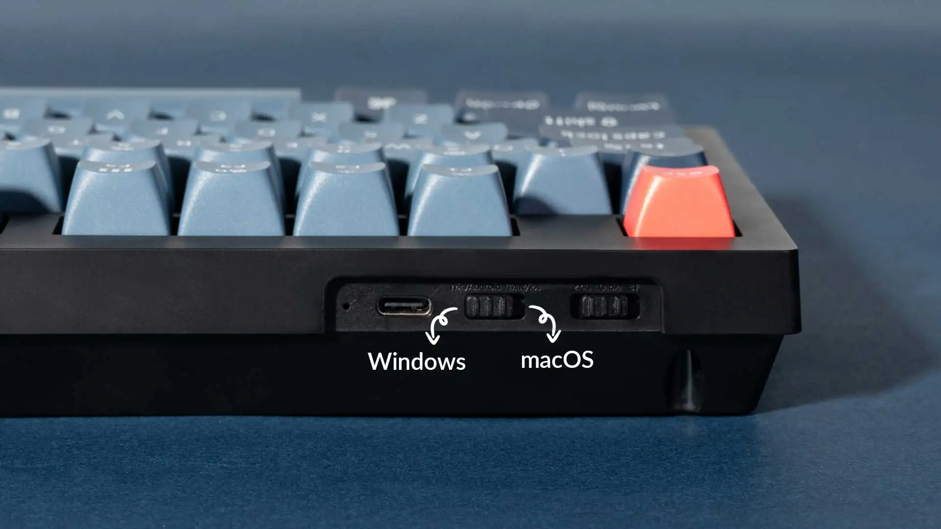 Imagem -03 - Keychron-teclado Mecânico Personalizado sem Fio Rgb Backlight Hot Swappable Versão Knob v6 Max Barebone Qmk Versão