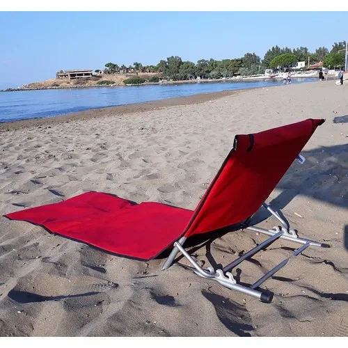 Practical Beach Chair Bag Minderli Folding Adjustable Stage Sezlong Garden Grass Sea Beach Pool Blue