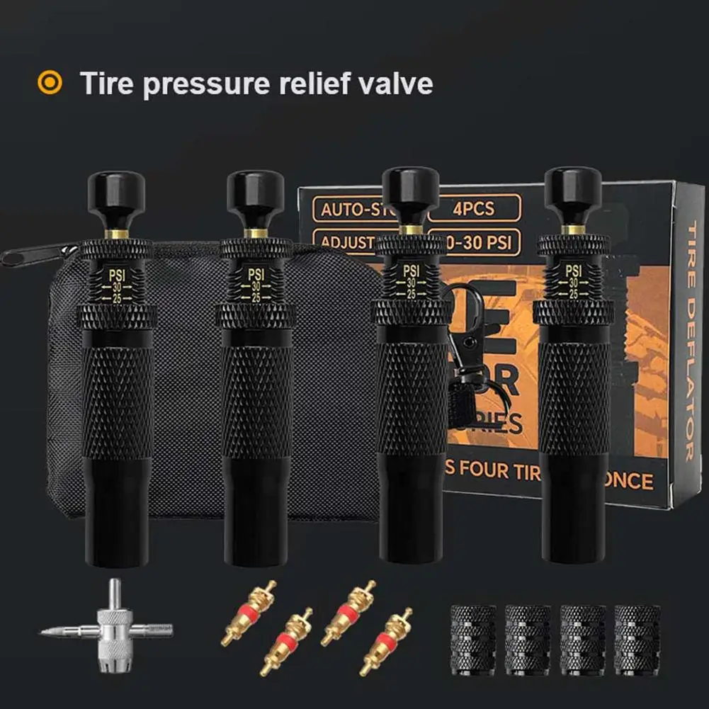 

Automatic Tire Release Valve Off-road Desert Release Valve Portable Quick Pressure Reducing Valve For Tires D8I5