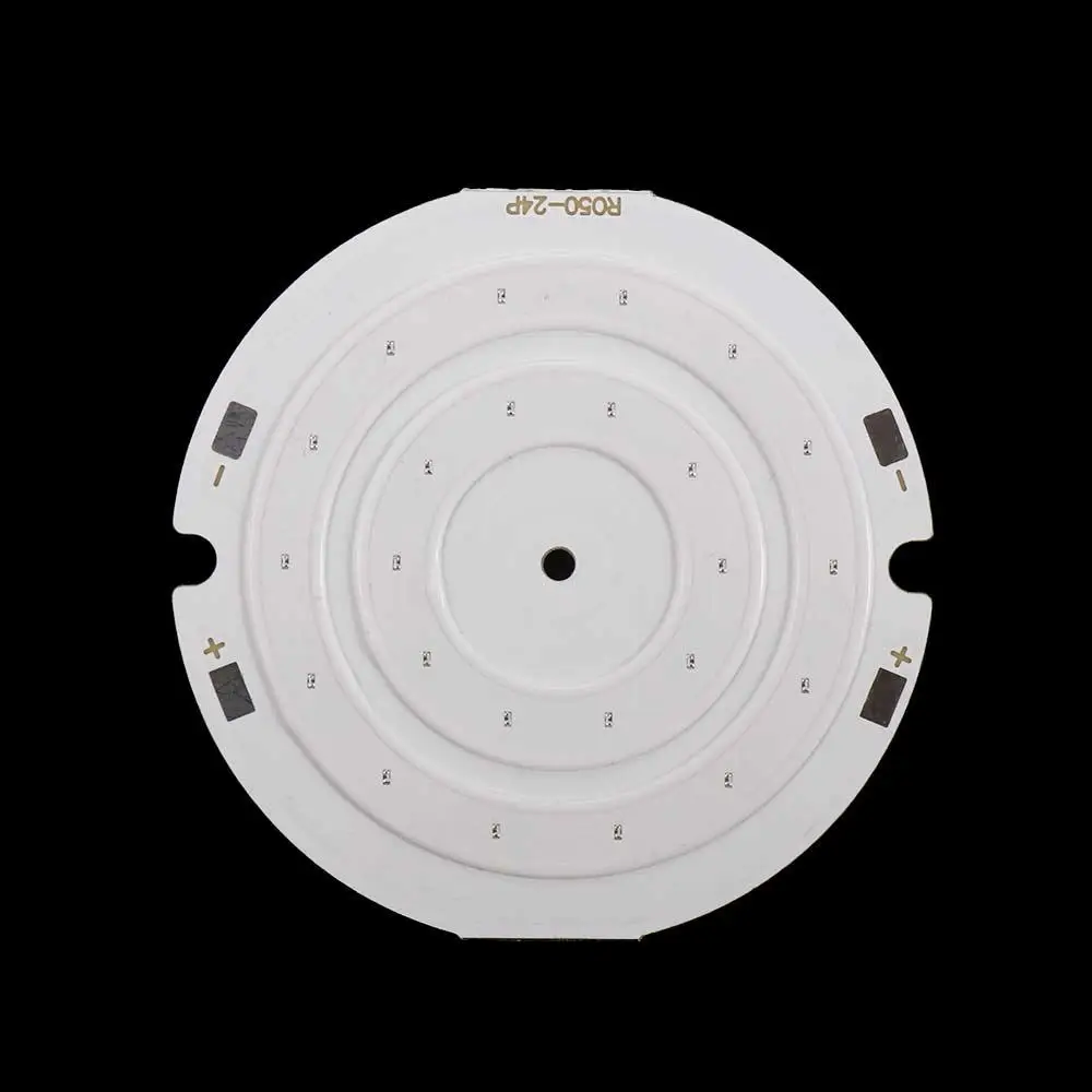 Diâmetro 2w quente/frio/vermelho/azul luz diy lâmpada anel duplo cob circular led placa de luz componentes iluminação cob iluminação chip