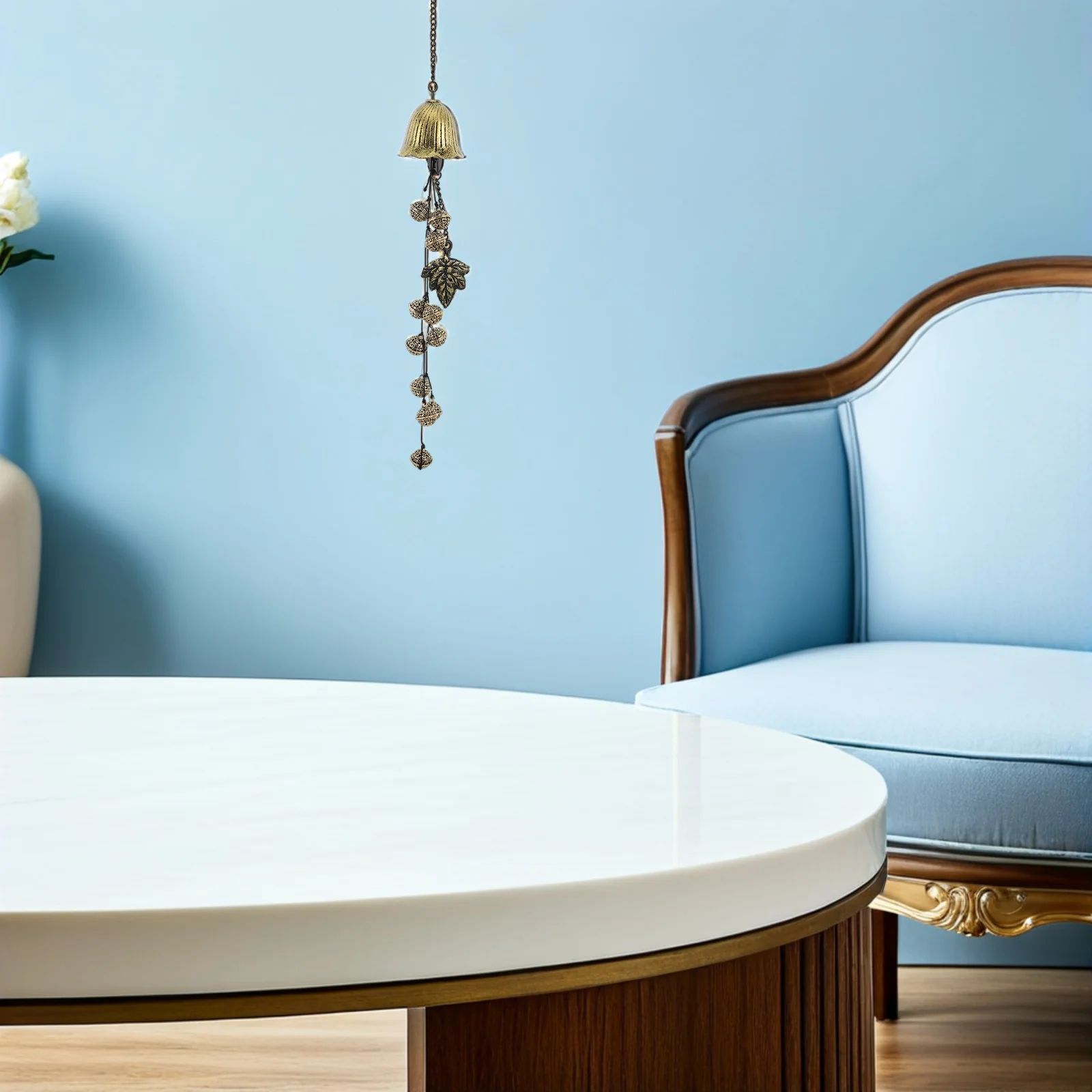 

Witch Bell Wind Chime for Door Knob - Vintage Metal Hanging Decoration with Enchanting Sound Ideal Halloween Outdoor Indoor