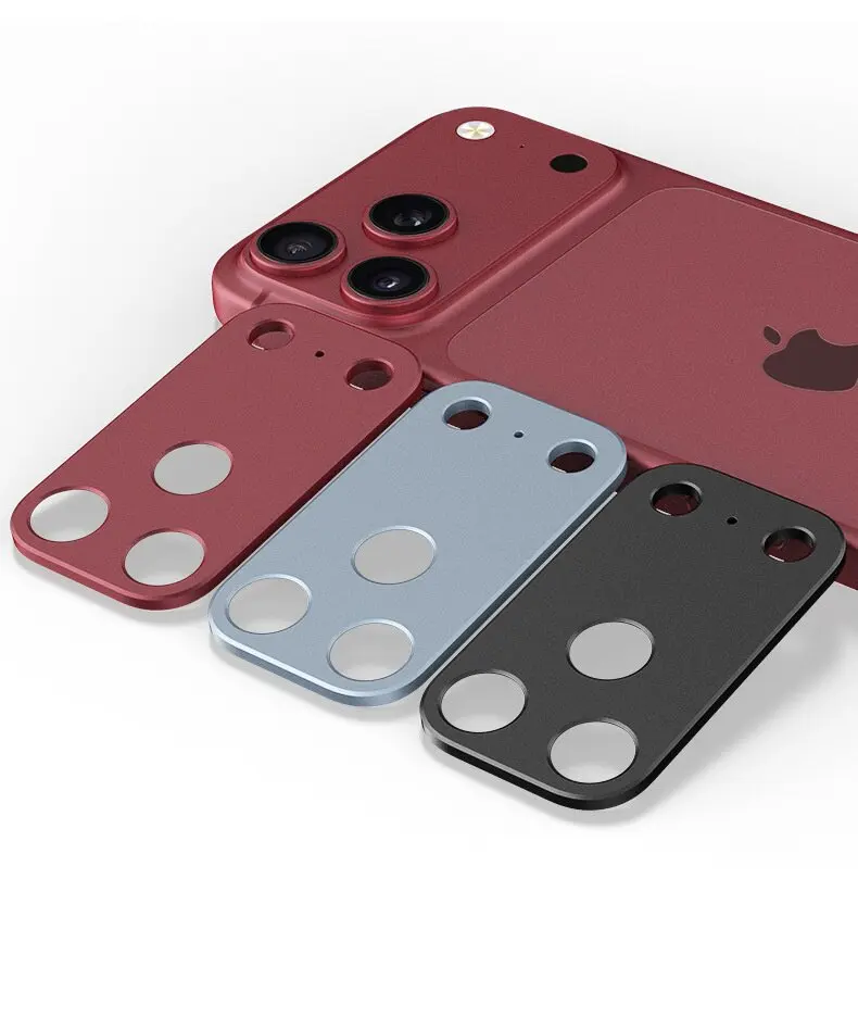 1:1Original Color Protection Camera Lens Protector for 18ProMax Matte Camera Lens Film Glass Cover for Apple 18Pro