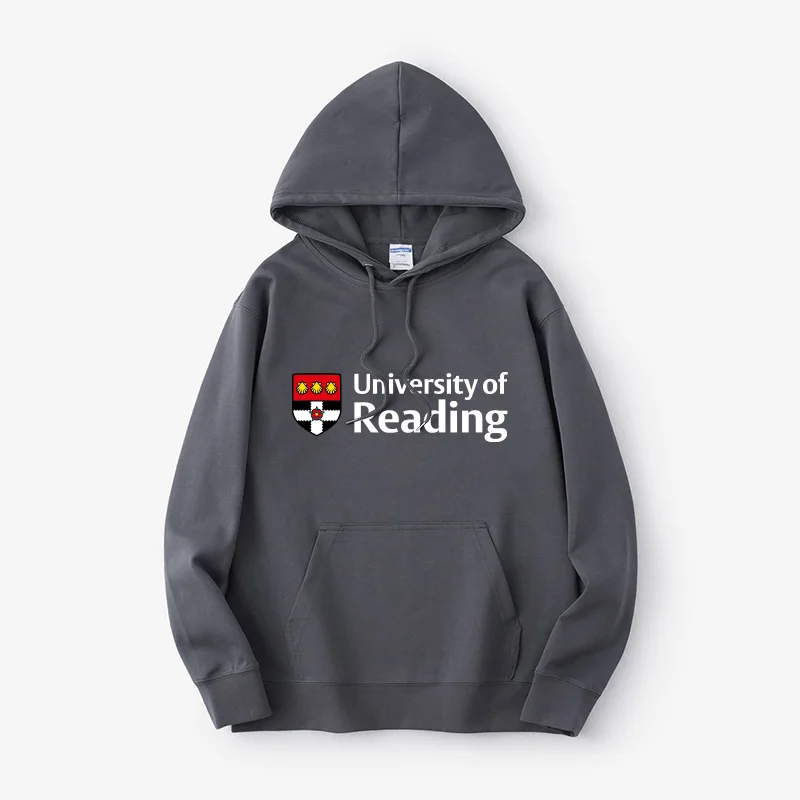 

Universi of Reading Commemorative School orm Hoodie Sweatirt Cotton Polyester Blend Loose Fit Printed Design