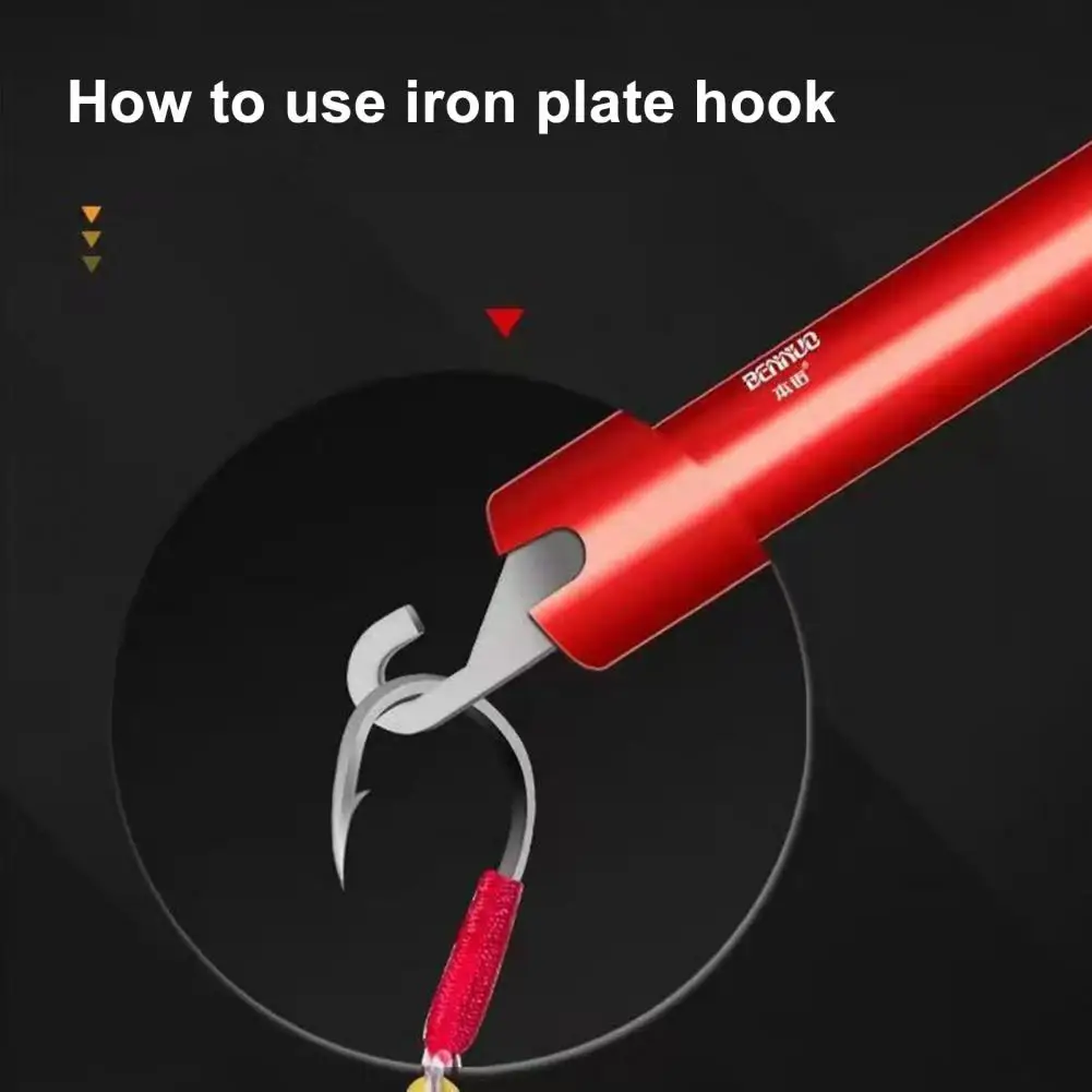 Aluminum Alloy Hook Puller Aluminum Alloy Fish Hook Remover Tool T-shape Handle Fishhook Extractor Dehooker Separator Fishing