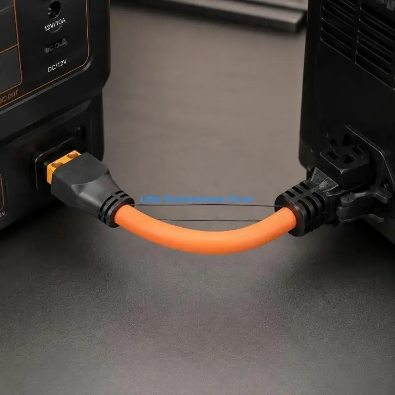 Flexible Silicone XT90 Power Cable with Angled Connector Exit for Matching Interfaces in Confined Connection Layouts M76A