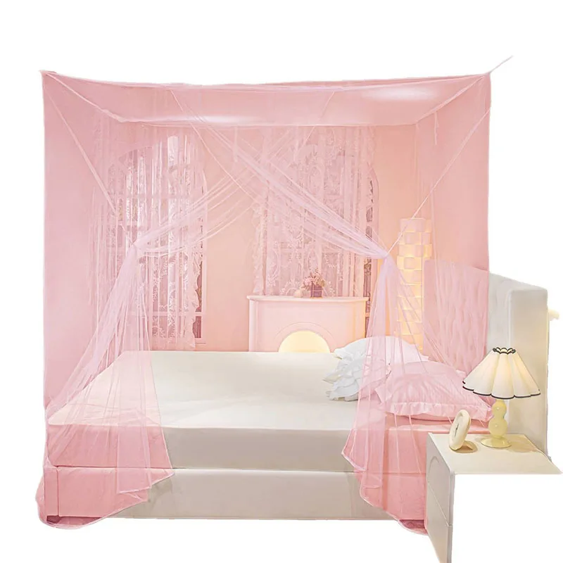 Mosquito net Student dormitory construction site mosquito-proof square top mosquito net Rural 1.8-meter large bed