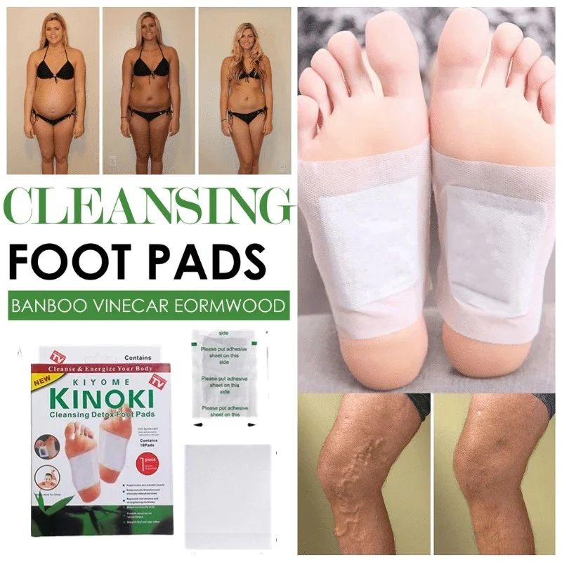 KINOKI Japan Cleaning Detox Foot Pads Cleaning Organic Patches belleza y cuidado personal Spa Accessories Feet Care Dropshipping