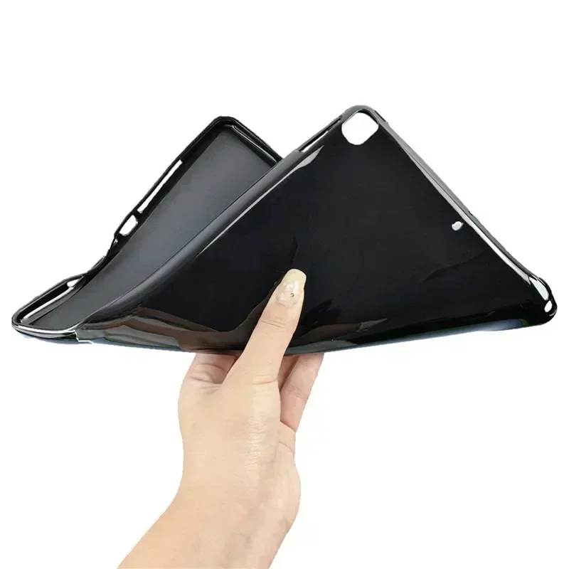 Capa transparente para samsung galaxy tab s6 lite 10.4 2020 2022 SM-P610/p615 SM-P613/p619 tpu silicone volta tablet caso