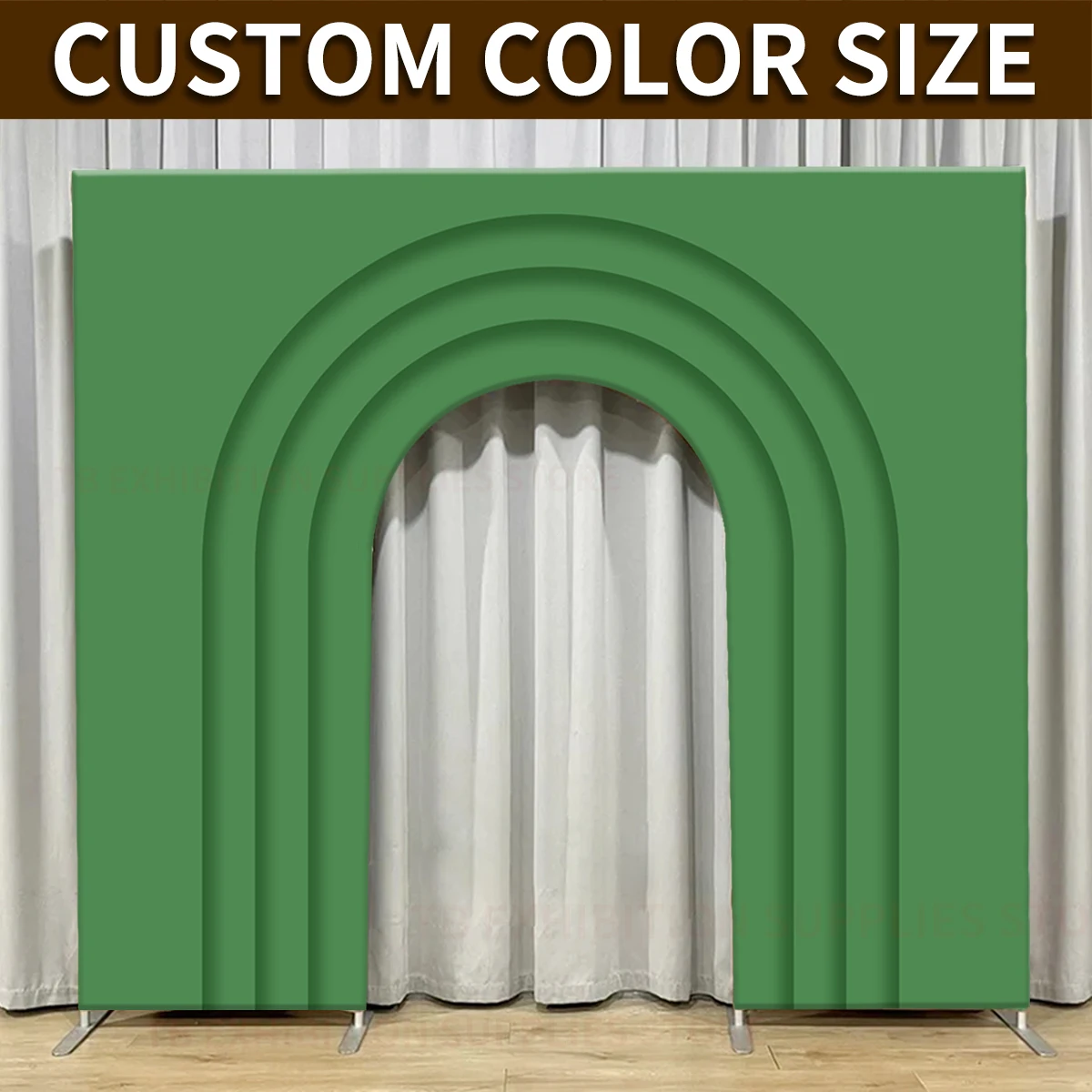 

10ft/3m Welcome Arch Backdrop Stand Double-sided printable cover Wedding Photo booth Open arch Background Birthday Decorations